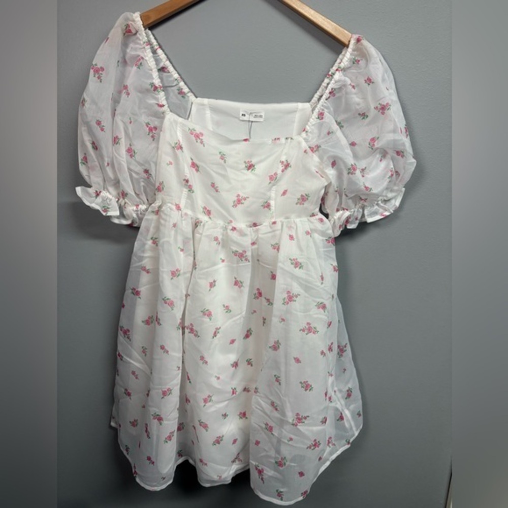 Floral Puff Sleeve Dress